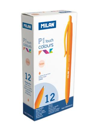 Химикалка MILAN авт., P1 Touch Colours 1.0 мм, оранж
