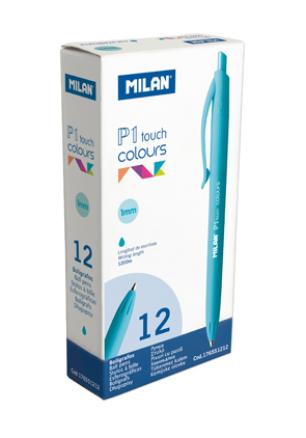 Химикалка MILAN авт., P1 Touch Colours 1.0 мм, синя