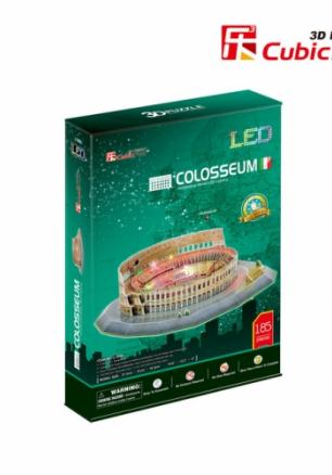 Cubic Fun Пъзел 3D Colosseum 185ч. LED inside