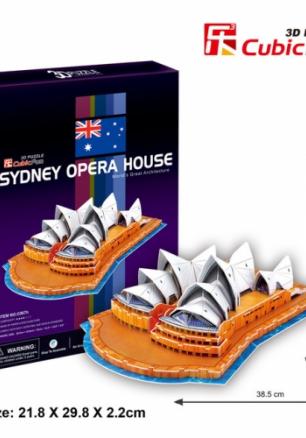 Cubic Fun Пъзел 3D Sydney Opera House 58ч.