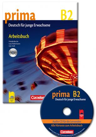 PRIMA В2 Deutsch für junge Erwachsene. Arbeitsbuch. Работна тетрадка по немски език със CD