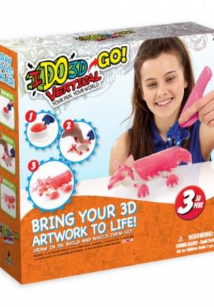 I DO 3D GO! Series  Комплект за моделиране с 3 бр. 3D химикалка