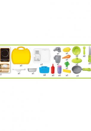 BOWA Детски кухненски комплект в куфар DREAM