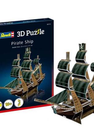 Мини пъзел 3D – Пиратски кораб