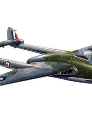 Военен самолет – de Havilland Vampire FB.5