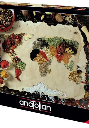 Билкова карта на света – пъзел 1000 части