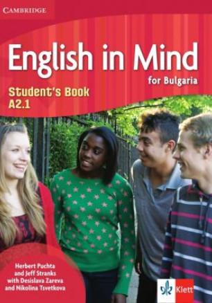 English in Mind for Bulgariа, ниво А2.1- Учебник по английски език