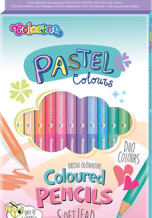 Цветни моливи 24 цвята Pastel by Colorino