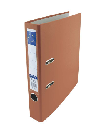 Класьор Europa Style А4, 55 мм, PP, кафяв