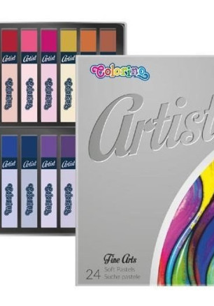 Сухи пастели 24 цвята Colorino Arist