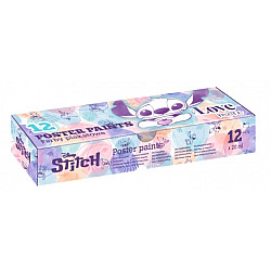 Темперни бои в бурканчета 12 цвята Stitch Pastel