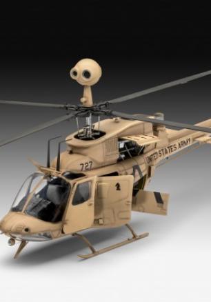 Въртолет OH-58 Kiowa – сглобяем модел