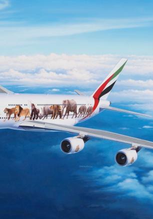 Airbus A380-800 Emirates ”Wild Life”