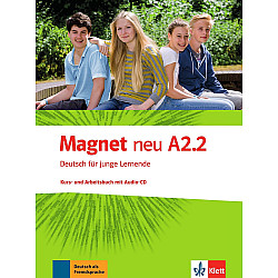 Magnet neu A2.2: Deutsch für junge Lernende. Kurs- und Arbeitsbuch mit Audio-CD