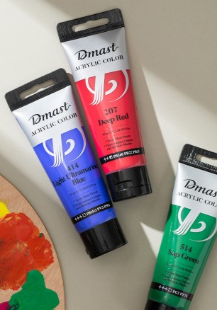 Акрилна боя Deli Dmast EC330-PB, в тубичка 75 мл, 413 phtalocyanine blue