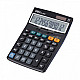 Калкулатор Deli Core E1630, настолен,12 dgt, 198х146х40 мм, черен