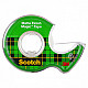 Матово тиксо Scotch Magic 8-1975, 19 мм х 7.5 м, с диспенсър