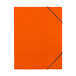 Папка с ластик RedH, A4, картон 350 г с UV лак, оранжева