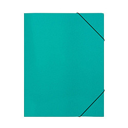Папка с ластик RedH, A4, картон 350 г с UV лак, зелена