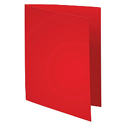 Папка тип преписка EXACOMPTA Super, А4, картон 160 г, червена