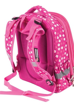 Ученическа раница PULSE Anatomic Cube Pink Owl, 2 отделения
