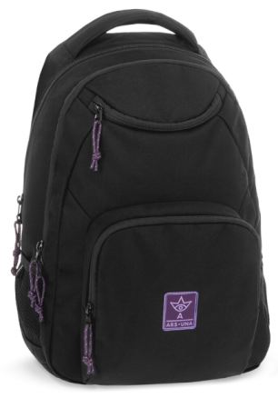 Ученическа раница AU-6 Ars Una Girl Black-Violet Cordura