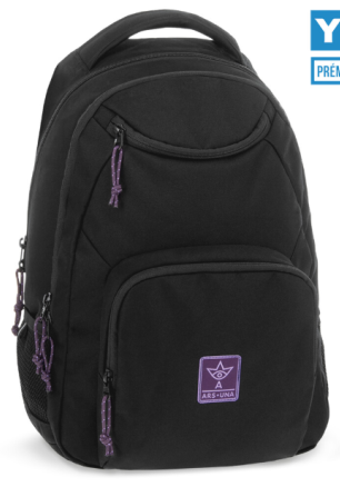 Ученическа раница AU-6 Ars Una Girl Black-Violet Cordura