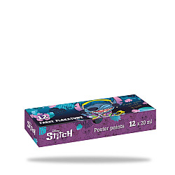 Темперни бои в бурканчета 12 цвята Colorino Stitch