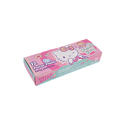 Темперни бои в бурканчета 12 цвята Colorino Hello Kitty Pastel