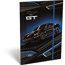 LIZZY CARD FORD Black папка с ластик