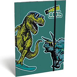 DINO COOL папка с ластик