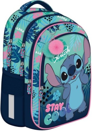 Stitch Stay Cool ученическа раница