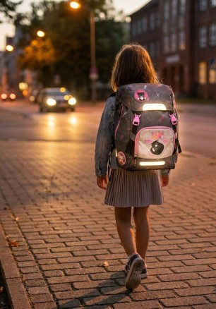 Ученическа раница Ars Una Easy-pack Think Pink (5519)