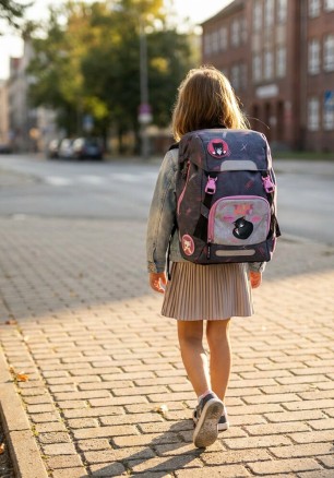 Ученическа раница Ars Una Easy-pack Think Pink (5519)