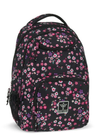Ученическа раница AU-6 Pearl Blossom Black (5377) Ars Una