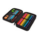 Ученически несесер с пособия COOLPACK - JUMPER 2 - DAISY BLACK