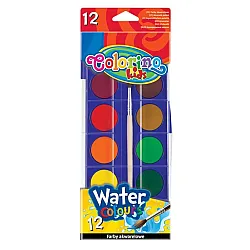 АКВАРЕЛНИ БОИ 12 ЦВ. ГОЛЯМА КУТИЯ COLORINO KIDS