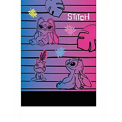 Тетрадка A4 60 листа, малки квадратчета Stitch Black