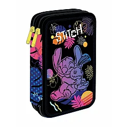 Ученически несесер с пособия Coolpack - Jumper 2 - Stitch Black