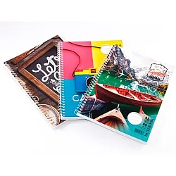 MultiPrint тетрадка със спирала A5, 80 л, линиран офсет