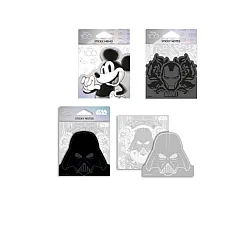 Лепящи листчета Coolpack Disney 100 Black, асортимент