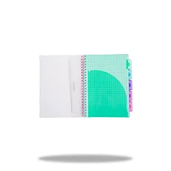 Тетрадка A4 с малки квадратчета Coolpack - TIE DYE