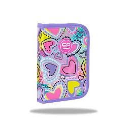 Ученически несесер Coolpack - Clipper - Pastel Hearts