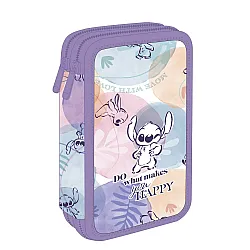 Ученически несесер с пособия Coolpack - Jumper 2 - Stitch Pastel