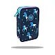 Ученически несесер с пособия COOLPACK - JUMPER 2 - Blue unicorn