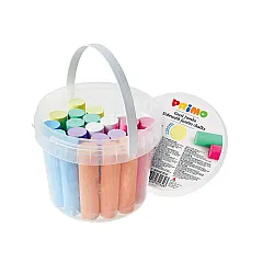 Тебешир цветен Jumbo кръгъл, 22 бр. в кофичка