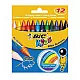 Восъчни пастели BIC Kids Wax Crayons 12 цвята