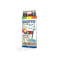 Моливи двувърхи 12 x 2 цв., Stilnovo Bicolor