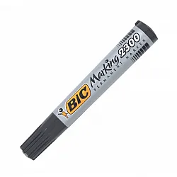 Перманентен маркер BIC MARKING™ 2300 скосен връх, черен