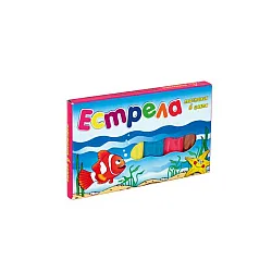 Пластилин 6 цвята, картонена кутия